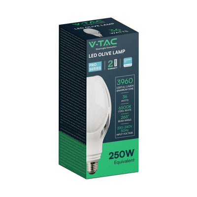 LED Bulb - SAMSUNG CHIP 36W E27 Olive Lamp 110LM/WATT 4000K