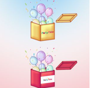 party - box per palloncini
