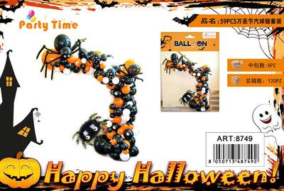 *set di palloncini halloween