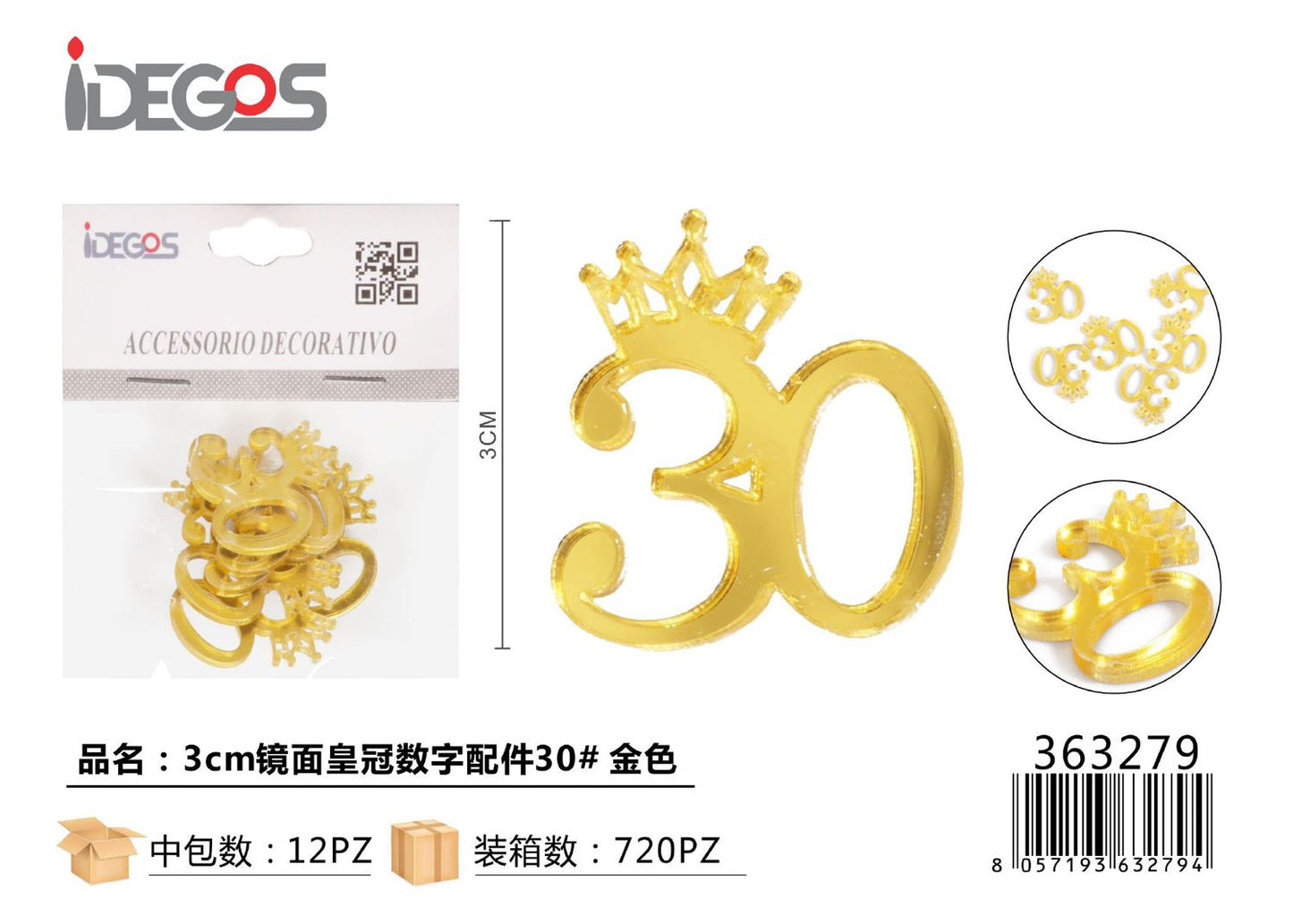 ACC/DECORATIVI  ORO N 30