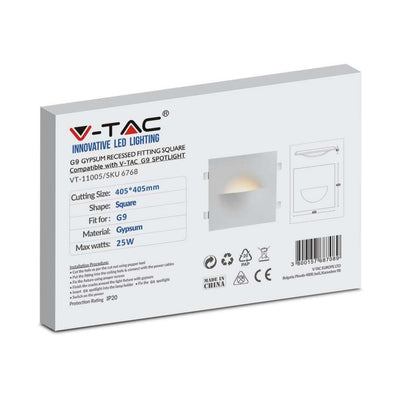 V-TAC Faro LED SMD 10W Colore Nero 4000K IP65