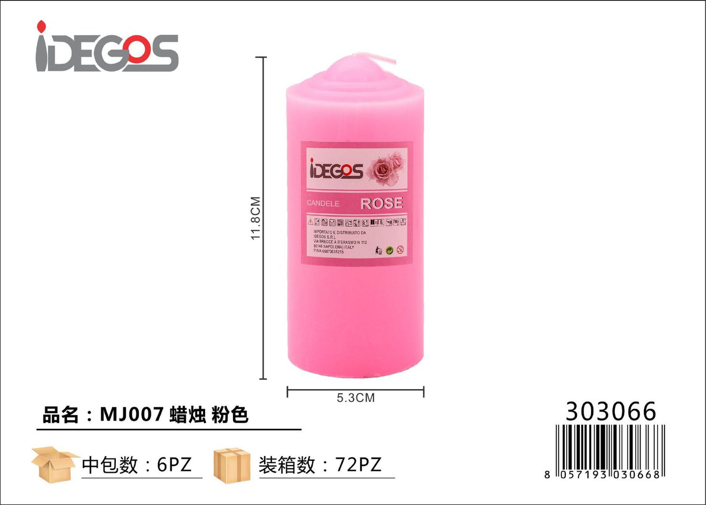 CANDELE MJ007 ROSA