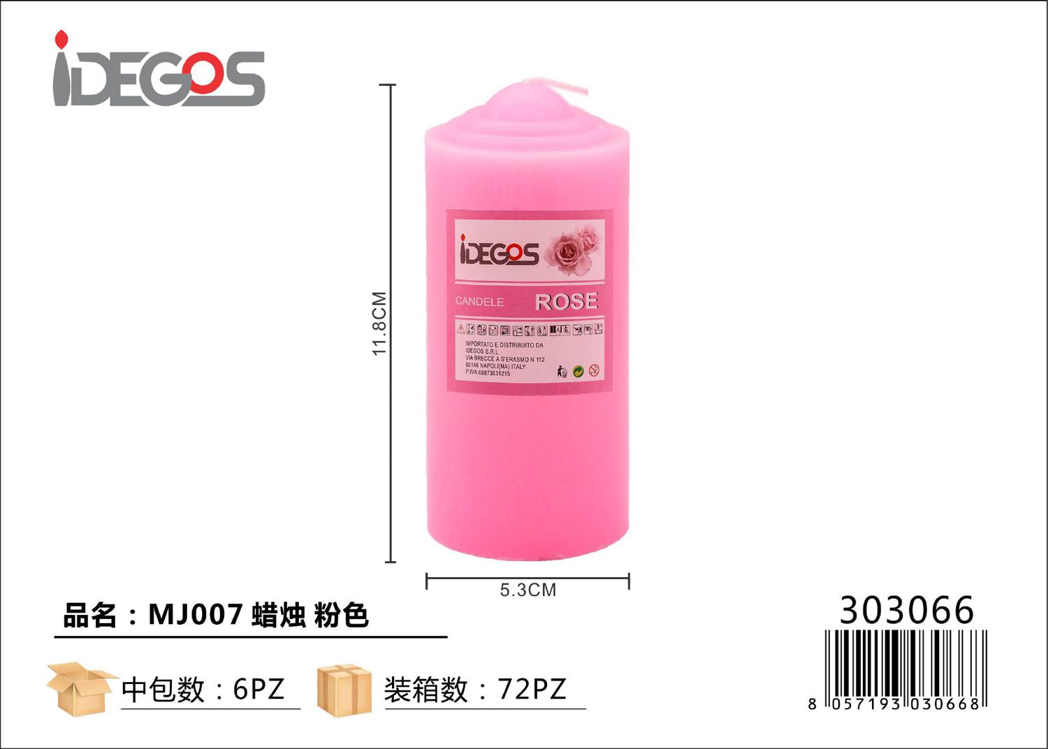 CANDELE MJ007 ROSA