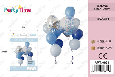 *set di palloncini blu