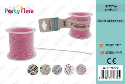 *CORDONCINO PER DIY 10m ROSA