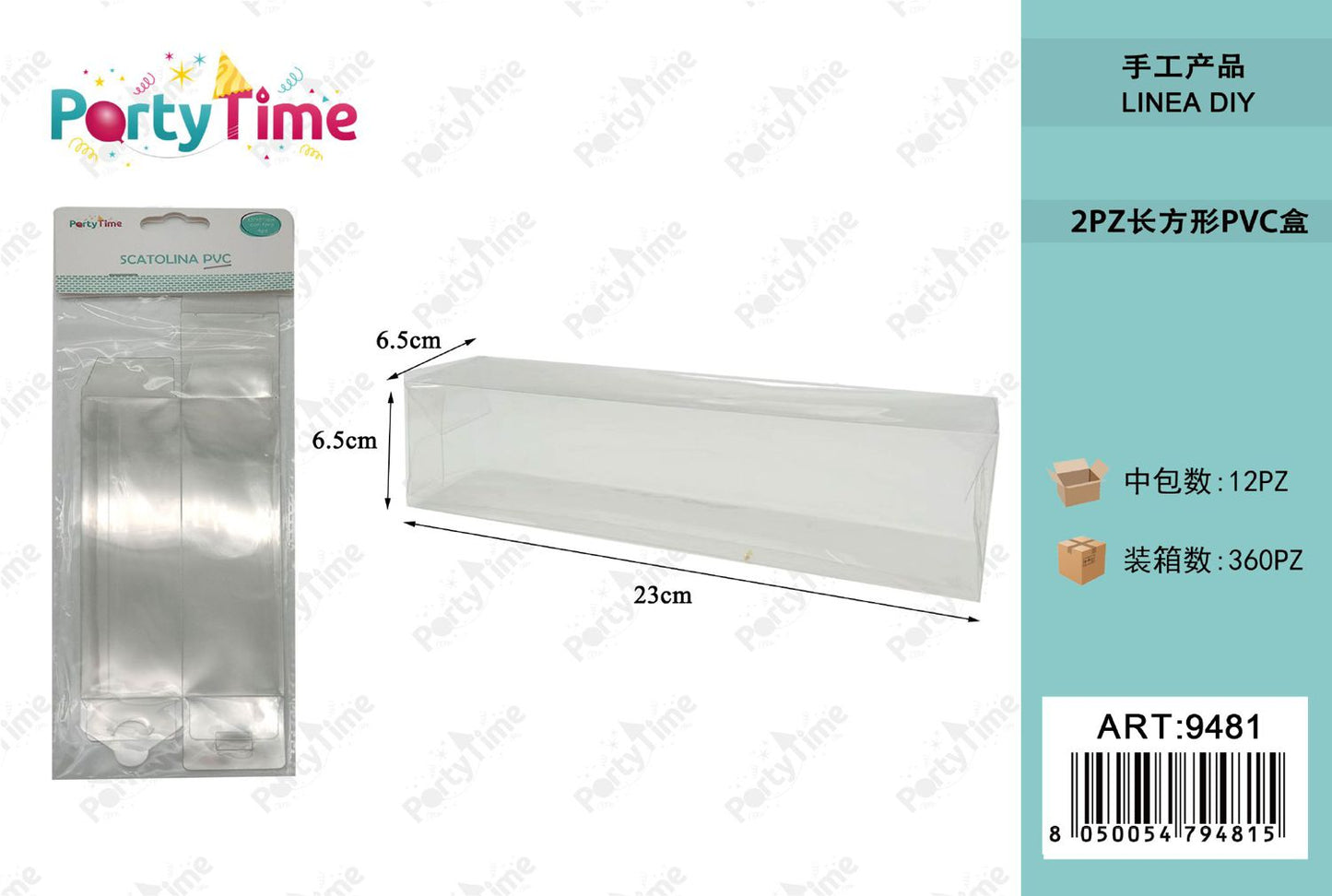 *SCATOLINA PVC 2PZ 65*65*230MM