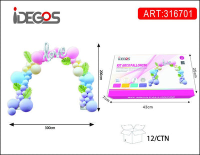 KIT ARCO PALLONCINI LOVE MACARON