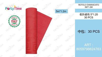 TOV.LA DAM PARTYTIME ROSSO 1.18X5M