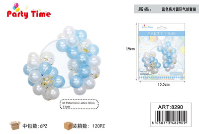 *set di palloncini 10 ''blu