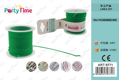 *CORDONCINO PER DIY 10m VERDE