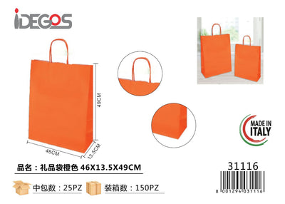 SHOPPER JOLLY ARANCIONE  46x13.5x49CM