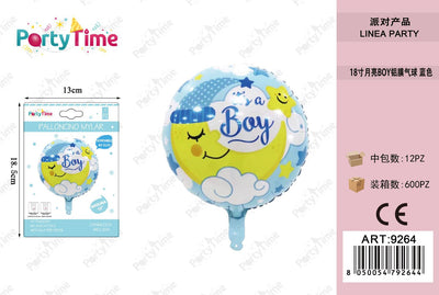 *palloncino 'it's a boy' blu