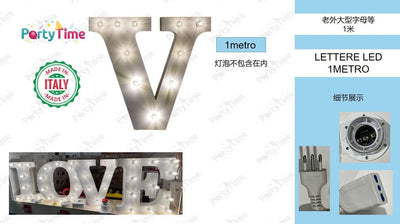 LETTERE LED 1 METRO V