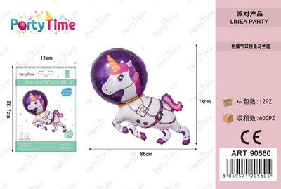 *PALLONCINO MYLAR unicorn 86*78