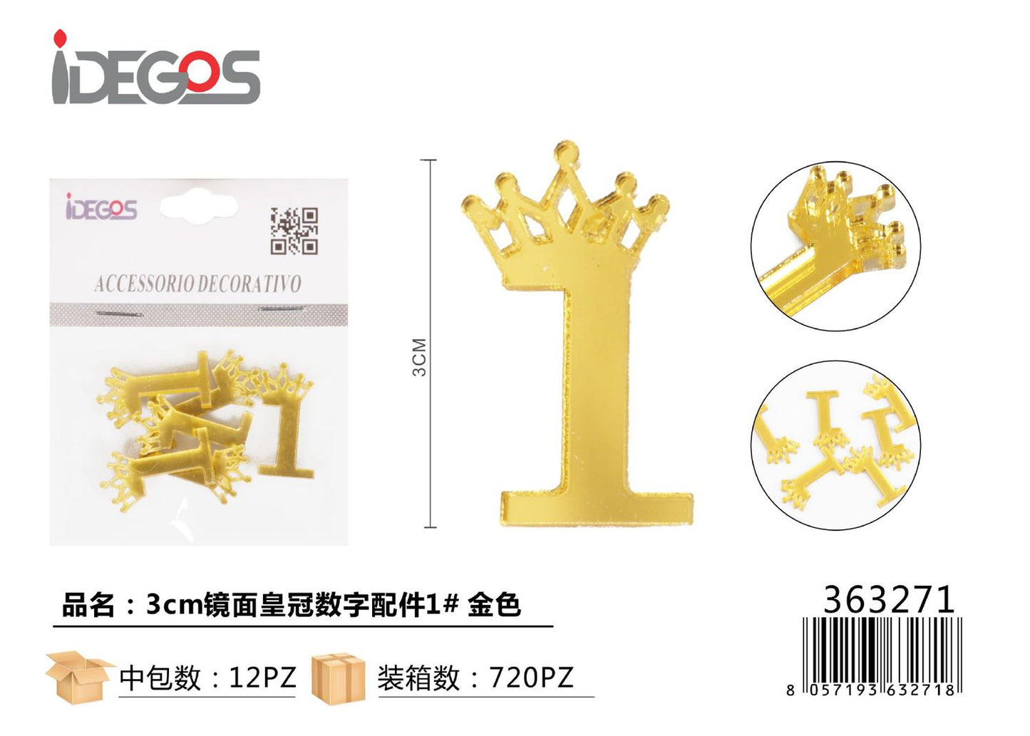 ACC/DECORATIVI ORO N 1