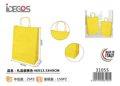 SHOPPER JOLLY GIALLO 46X13.5X49 CM