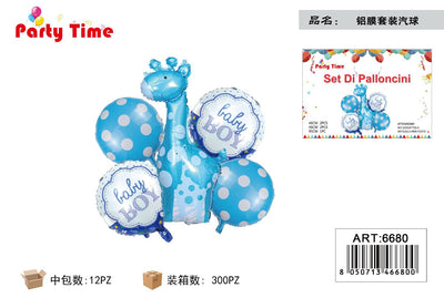 *SET DI PALLONCINI BABY BOY BLU