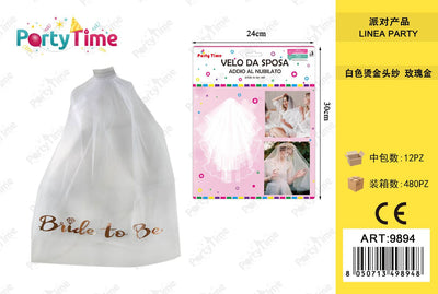 *velo da sposa 'bride to be'  oro rosa