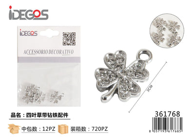 ACC/DECORATIVI QUADRIFOGLI STRASS