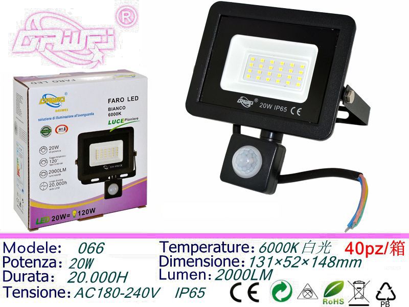 FARO LED 20W 6000K