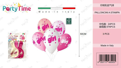 *BUSTINA PALLONCINO GS120 3PZ IT'S A GIRL