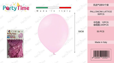 *BUSTE PALLONCINI GOMMA CLASSICO ROSA 50PZ