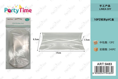 *SCATOLINA PVC 10PZ 8.5*3.7*15cm