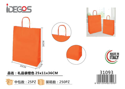 SHOPPER JOLLY ARANCIONE 25x11x36 CM