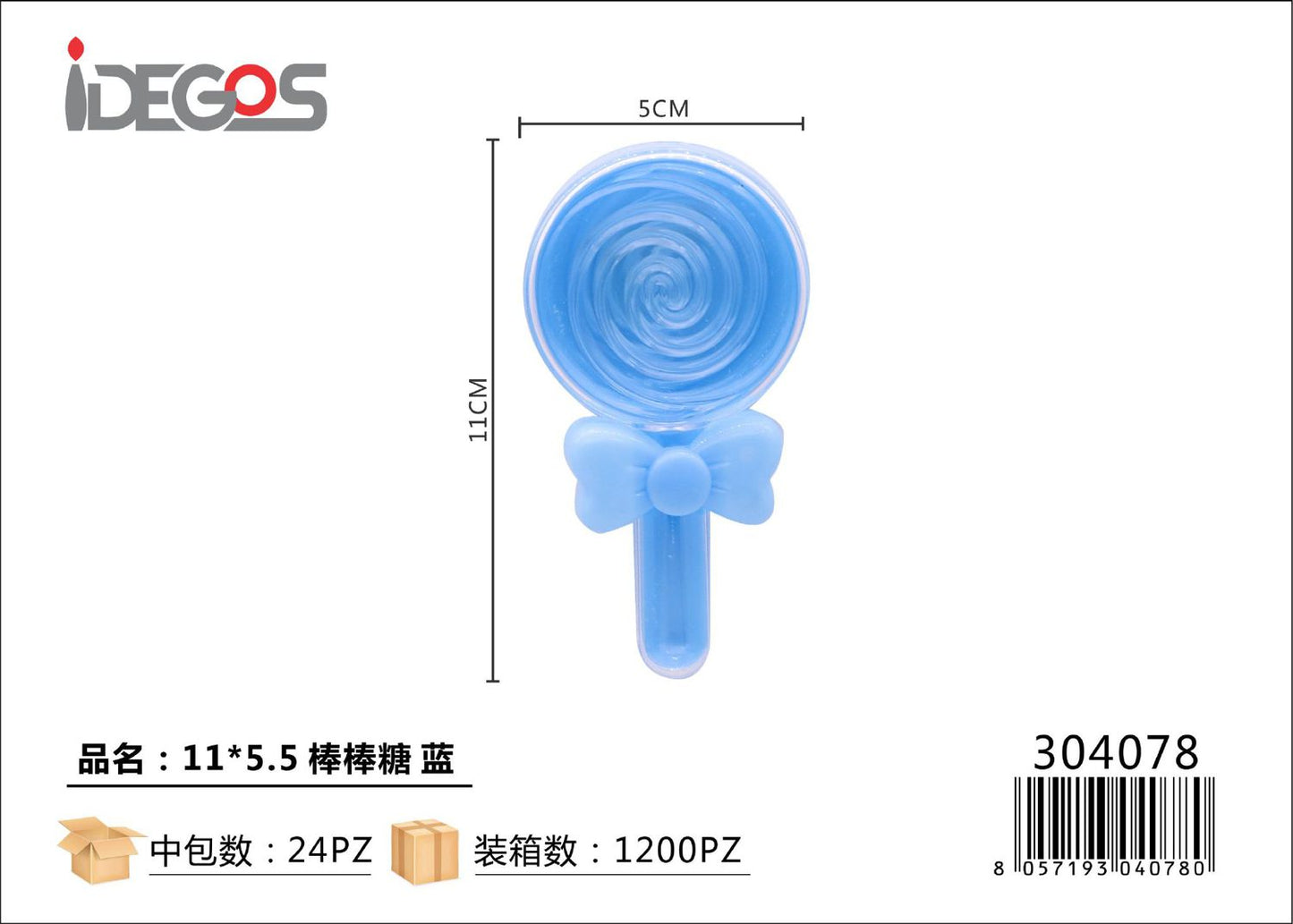 LECCA-LECCA AZZURRO 11*5.5CM