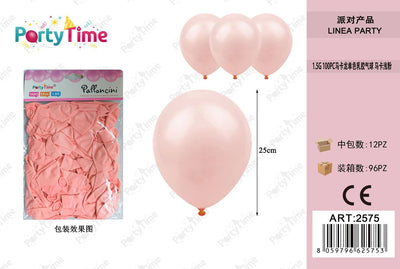 *PALLONCINI 100PZ ROSA MACARON