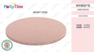 cake board 40h1.2cm rosa