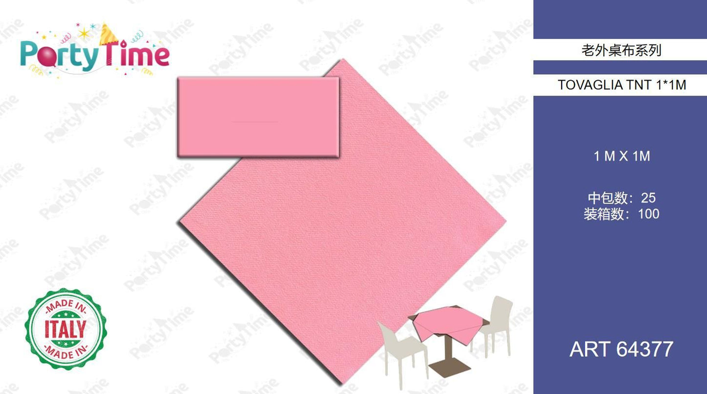 TOVAGLIA TNT 100X100 ROSA100PZ