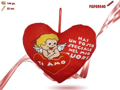 CUORE PELUCHE CON DISEGNO