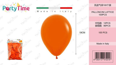 *BUSTINA PALLONCINO PZ100 ARANCIO