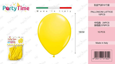 *BUSTINA PALLONCINO PZ10 GIALLO