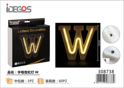 LETTERA W ILLUMINANTE