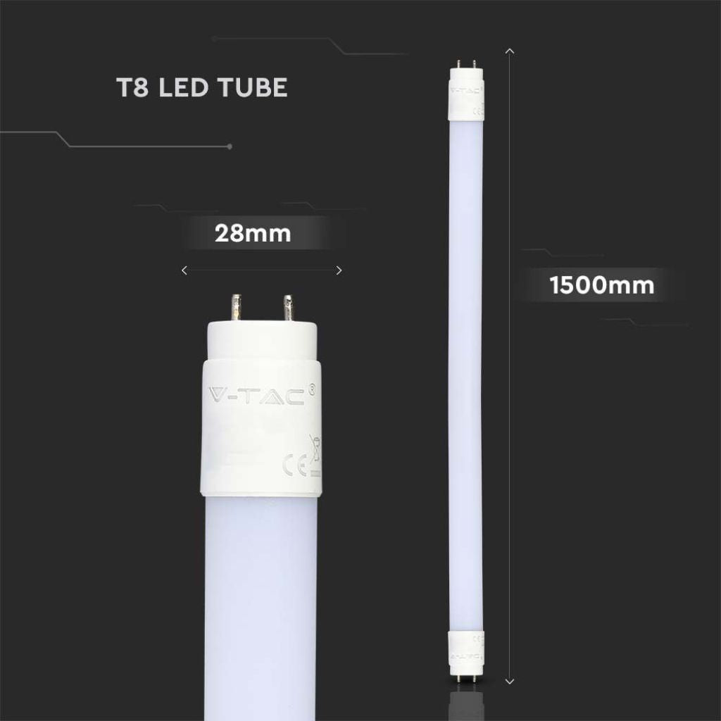 V-TAC Tubo LED T8 20W G13 150cm in Nanoplastica 4000K