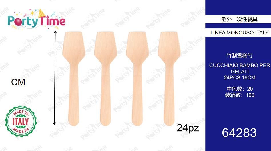 LEGNO PALETTINA BIO GELATO 24PZ