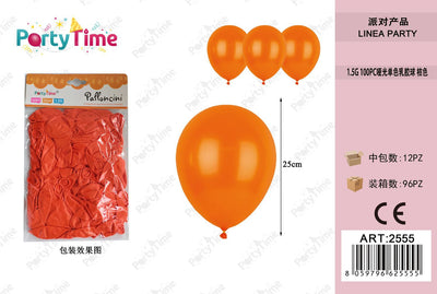 *PALLONCINI 100PZ ARANCIONE