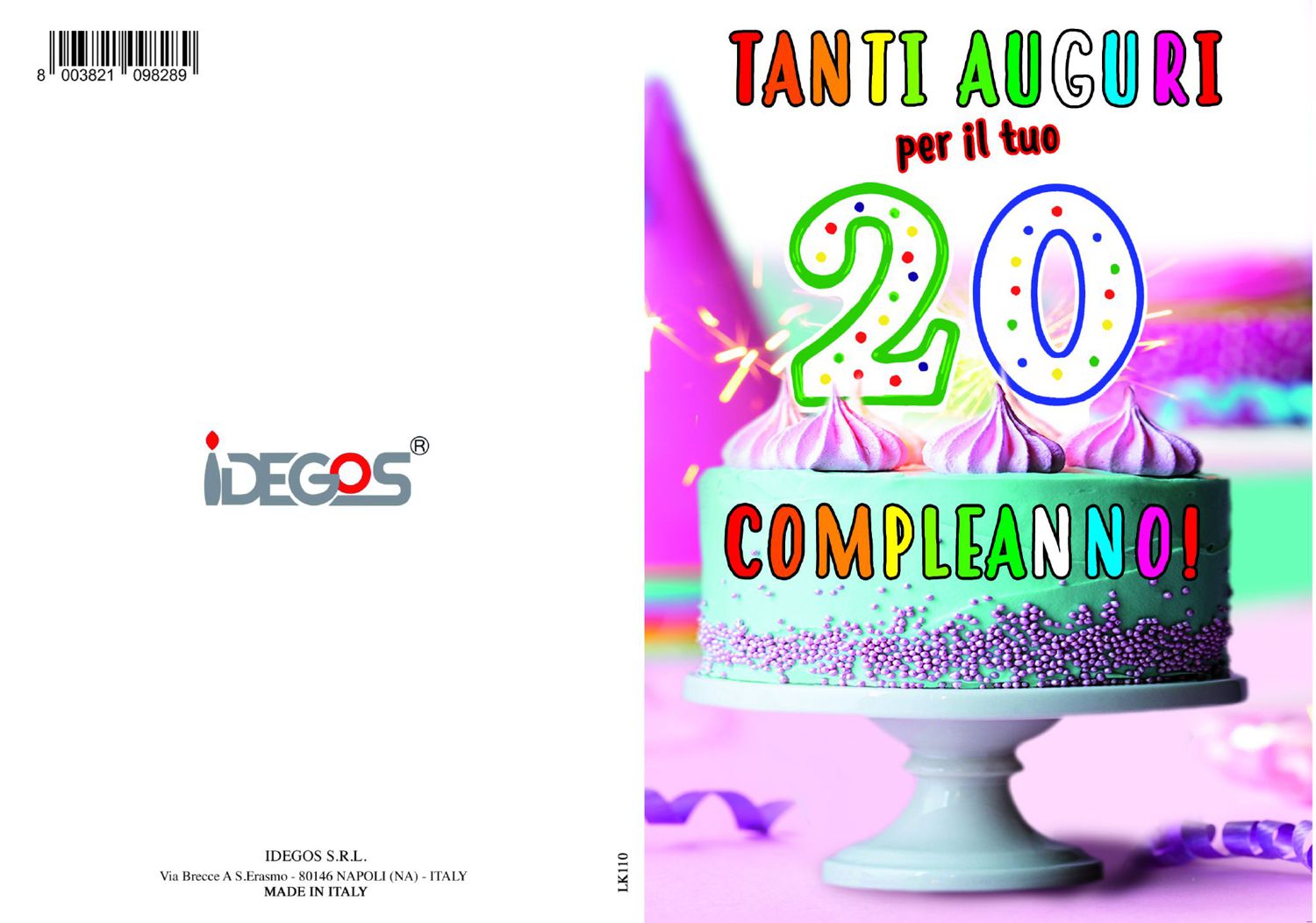 BIGLIETTO ETA' - 20 ANNI