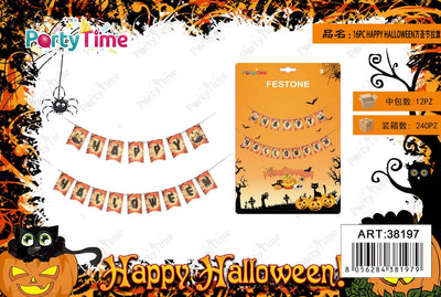 *ACCESSORI HALLOWEEN 16PC HAPPY HALLOWEEN