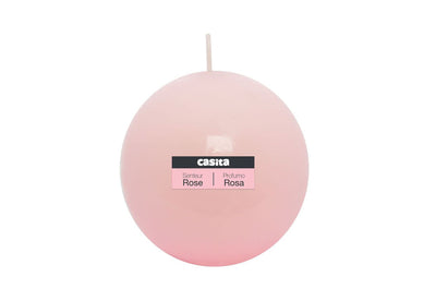 Candela a sfera D.8 cm  Rosa