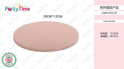 cake board 35h1.2cm rosa