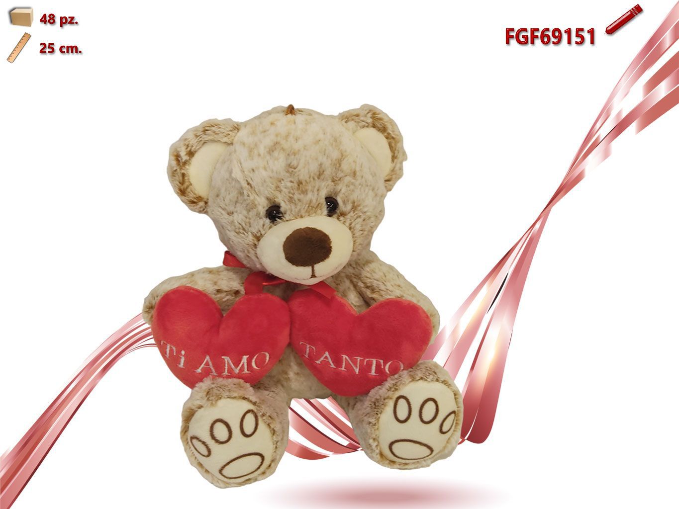 ORSO PELUCHE CON CUORE