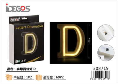 LETTERA D ILLUMINANTE