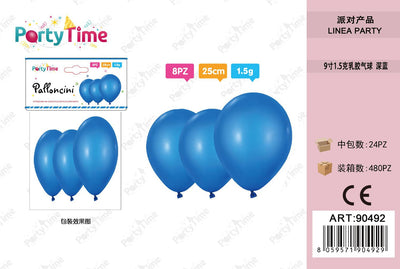 *PALLONCINI 1.5G 9" BLU