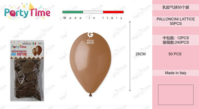 *bustine palloncini classico mocha 50pz