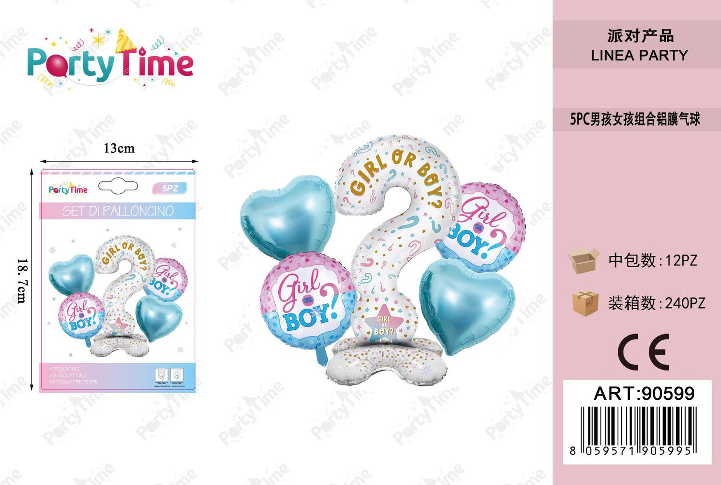 *SET DI PALLONCINO BOY GIRL