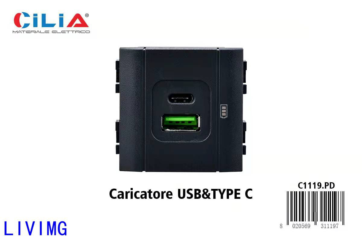C1119.PD CARICATORE USB$TYPE C