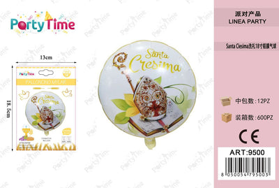 *palloncini mylar Santa Cresima